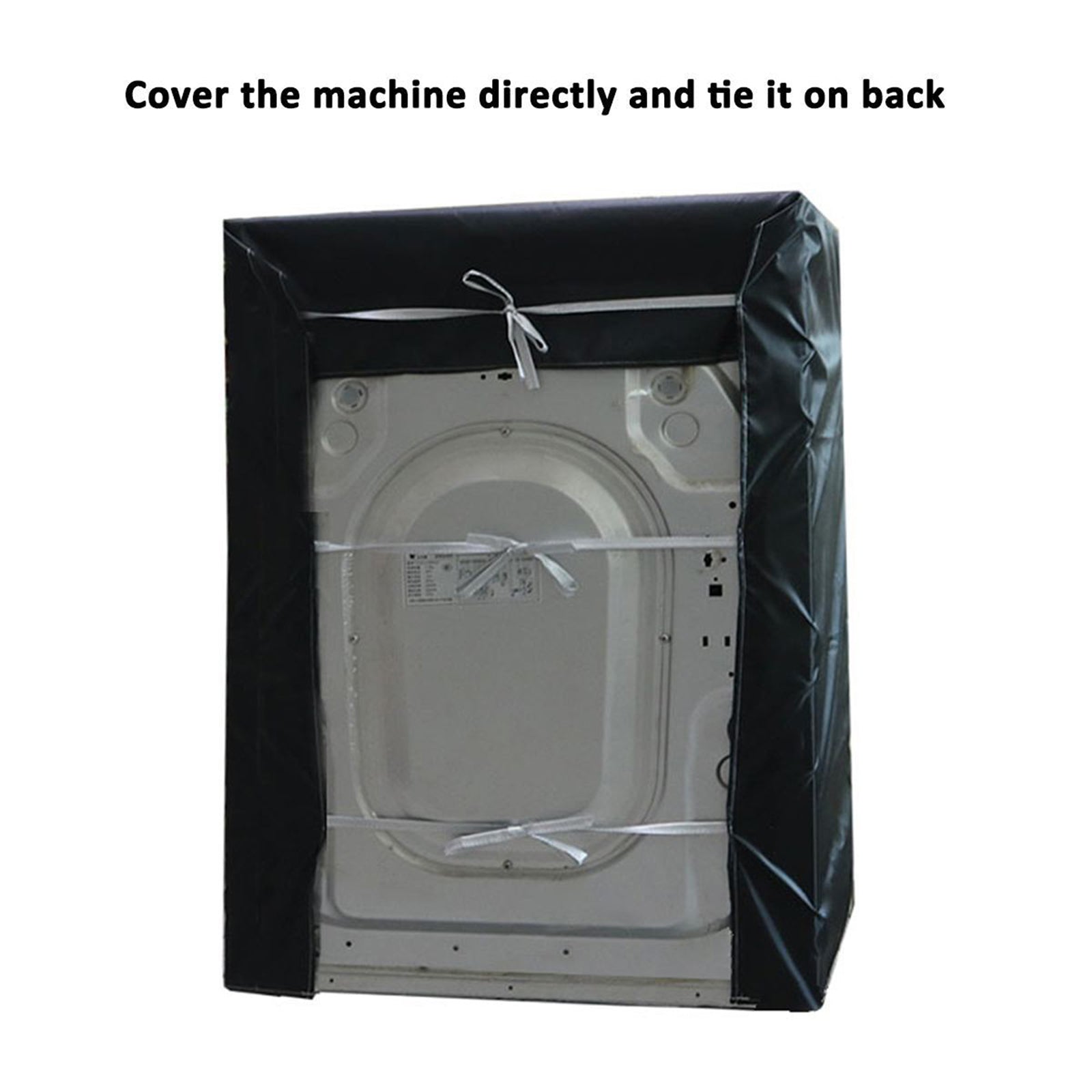 Waterproof Washing Machine Top Dustproof Cover Protect Front Load Washer Dryer